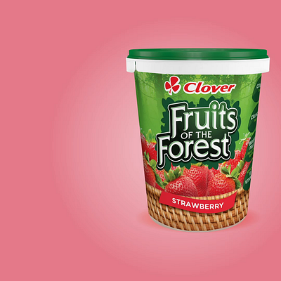 Packaging Design: Fruits of the Forest packaging packaging design photoshop retouching yoghurt