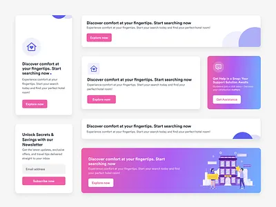 UI Prompts ( Nudges ) enhancements illustration nudges ui ui design ui prompts web design website components