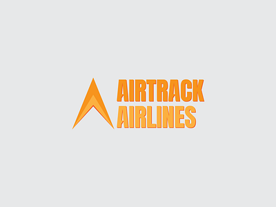 AIRTRACK AIRLINES #dailylogochallenge branding graphic design logo