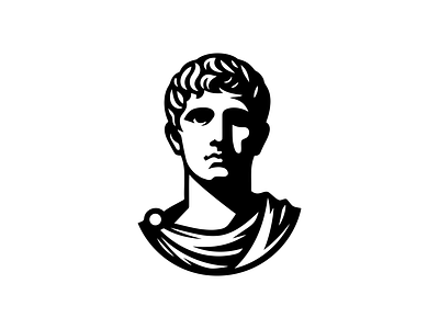 Octavian Augustus Logo augustus branding caesar design emperor empire graphic design illustration logo octavian rome vector