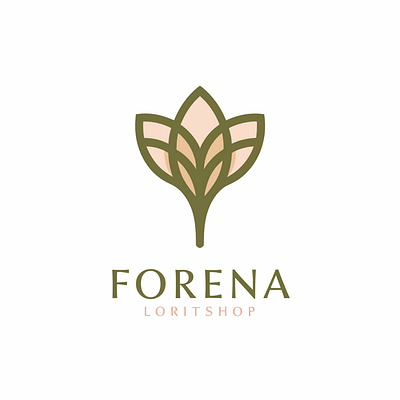 Forena Custom Logo abstract logo aesthetic logo brand logo custom logo logo logo design