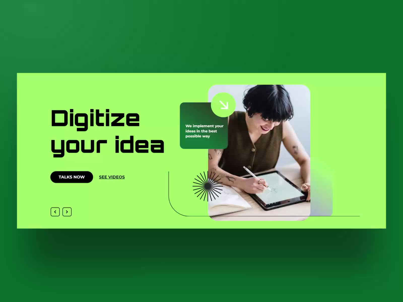 Modern Creative Agency slider template by depicter on Dribbble