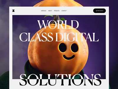 Digital Agency Website - Landing Page agency website creative agency creative direction design agency digital digital agency home page landing page minimal portfolio portfolio website studio web web design website website design