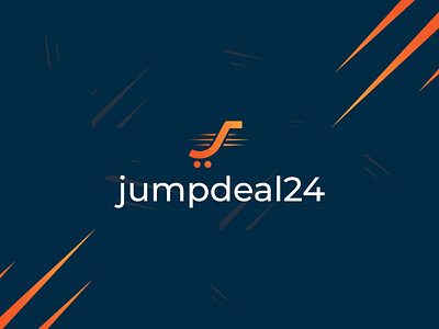Jumpdeal24 cart logo ebusiness logo ecommerce logo online shop logo online shopping logo startup logo