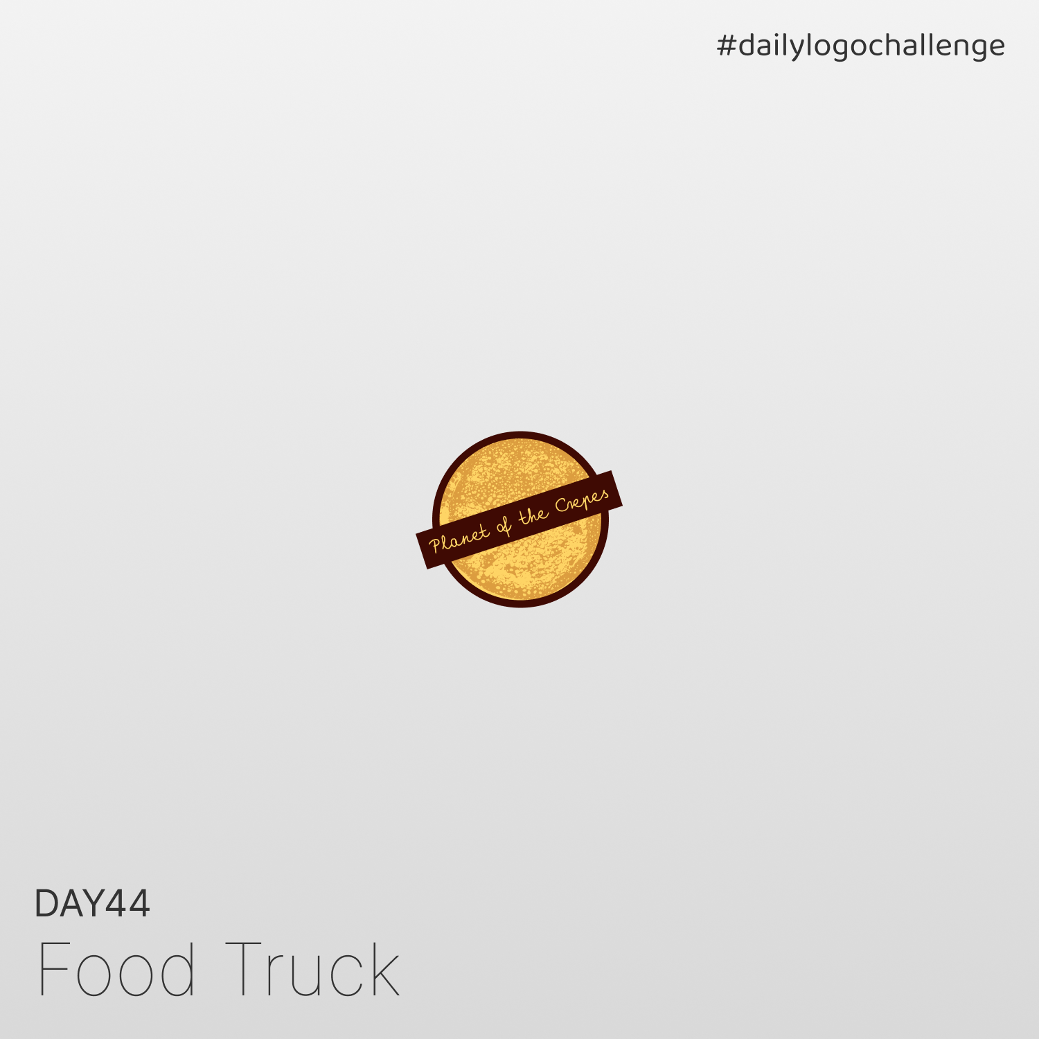 Day 44 | Food Truck | Daily Logo Challenge dailylogochallenge day44 design graphic design logo