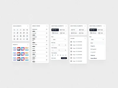 Components | Screenshot Beautifier | SaaS Web Application components product design saas saas web application screenshot beautifier ui ui design user experience ux ux design web app web application