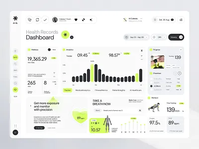 AI Health Monitoring Dashboard