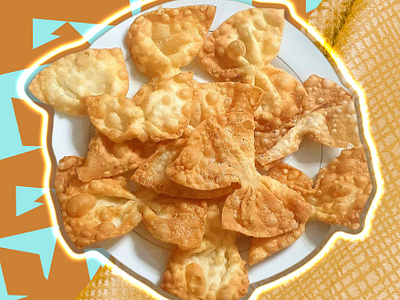 Ancient Kazakh crispy brushwood ''QYTYRLAQ'' 3d akulyaqueenie axunkarabiltay bestgallerytop branddesigner branding design foodflyer foodposter graphic design graphicdesigner illustration logo tastyfoodposter ui