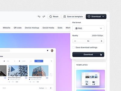 Download Dropdown | Screenshot Beautifier | SaaS Web Application download dropdown dropdown ui interaction product design saas saas ui saas web app saas web application ui design user experience ux design web app web application