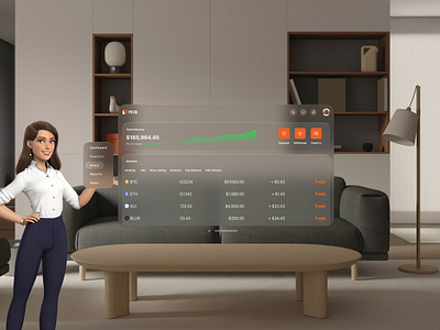 Crypto account, vision os balance crypto wallet design finance personal account ui ux uxdesign