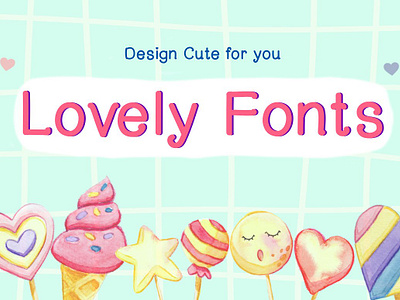 Lovely Fonts classic fonts crafting fonts cute font decorative fonts fonts affinity fonts cartoon fonts digital fonts logo fonts procreate fonts school hand written handwritten fonts lettering lovely fonts planner fonts ttf