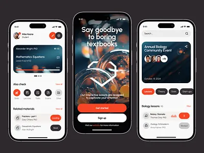 Diamond Education - Mobile App Concept dailyui