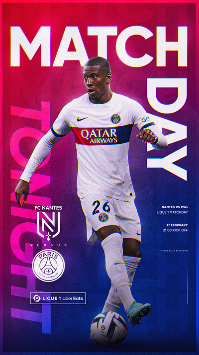 Matchday / Gameday / Poster / Sports graphic design athletics design football gameday graphic design matchday poster design soccer