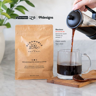 Coffee coffee label design packaging