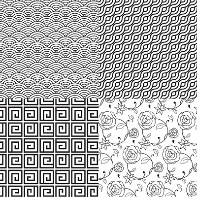 Pattern aztec pattern background design flower pattern graphic design japanese wave pattern seamless vector wallpaper