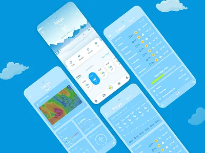 Weather app design app design app design uiux app uiux application uiux environment app design figma design mobil app design mobile app uiux mobile application design product design uiux design visual design weather app design weather app ui weather app uiux weather mobile app design