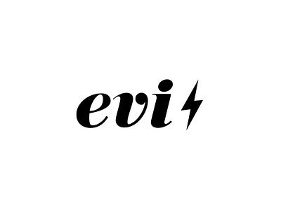 evi⚡- new logo for eviveste animation bolt branding fashion graphic design logo motion graphics rebrand thunder typography