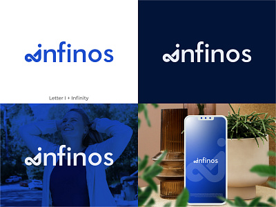 Infinos Logo agency brand identity branding creative design graphic design logo minimalist logo