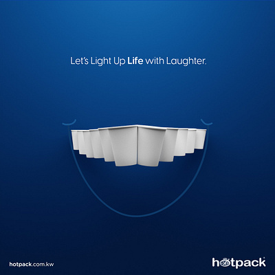 Social media post | Hotpack 3d gcc graphic design laugh paper cups socialmedia socialmedia post