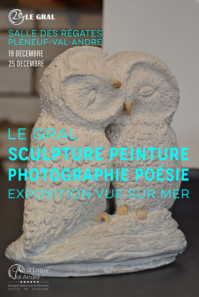 Le GraL art exposition (poster) art bretagne graphic design sculpture