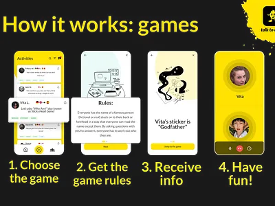 Promo shot of language exchange app app mobile promo ui ux