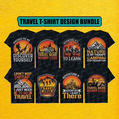 Traveling T-shirt design Bundle sadikur rahman