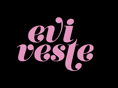 evi⚡- eviveste rebranding animation bolt fashion illustration kinetic typography logo logo animation motion design motion graphics typography vector