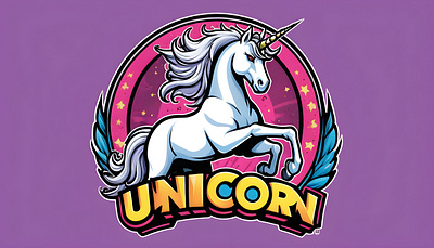 Unicorn mascot gaming logo badge bit badge emotes unicorn unicorn badge unicorn emotes unicorn gaming logo unicorn mascot logo