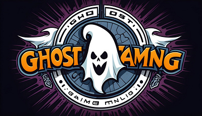 Ghost gaming logo ghost badge ghost bit badge ghost emotes ghost gaming logo ghost logo ghost mascot logo