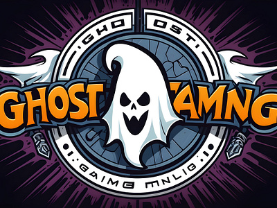 Ghost gaming logo ghost badge ghost bit badge ghost emotes ghost gaming logo ghost logo ghost mascot logo