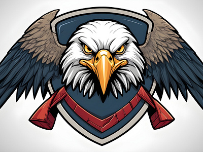 Eagle mascot gaming logo badge eagle badge eagle emotes eagle gaming logo eagle mascot logo emotes