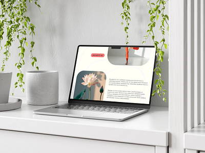 Concept for website of a yoga & meditation studio design graphic design ui web design