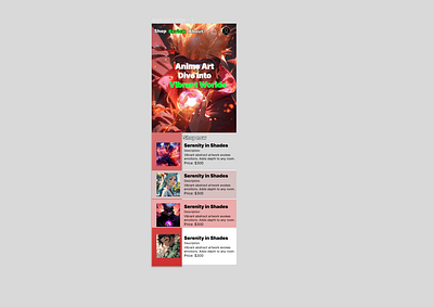 #Daily UI 003 Challenge - Landing Page android app app home page artwork branding color dailyui design designer figma graphic design home page ios shop app shop page ui uiux ux