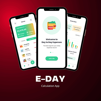 E Day Wallet App Design animation app creative design figma prototype ui ui ux wireframe