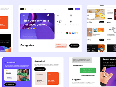 Website design following bento grid style bento design figma illustration landing page ui ux