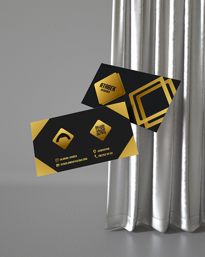 Business card 3d branding graphic design logo ui