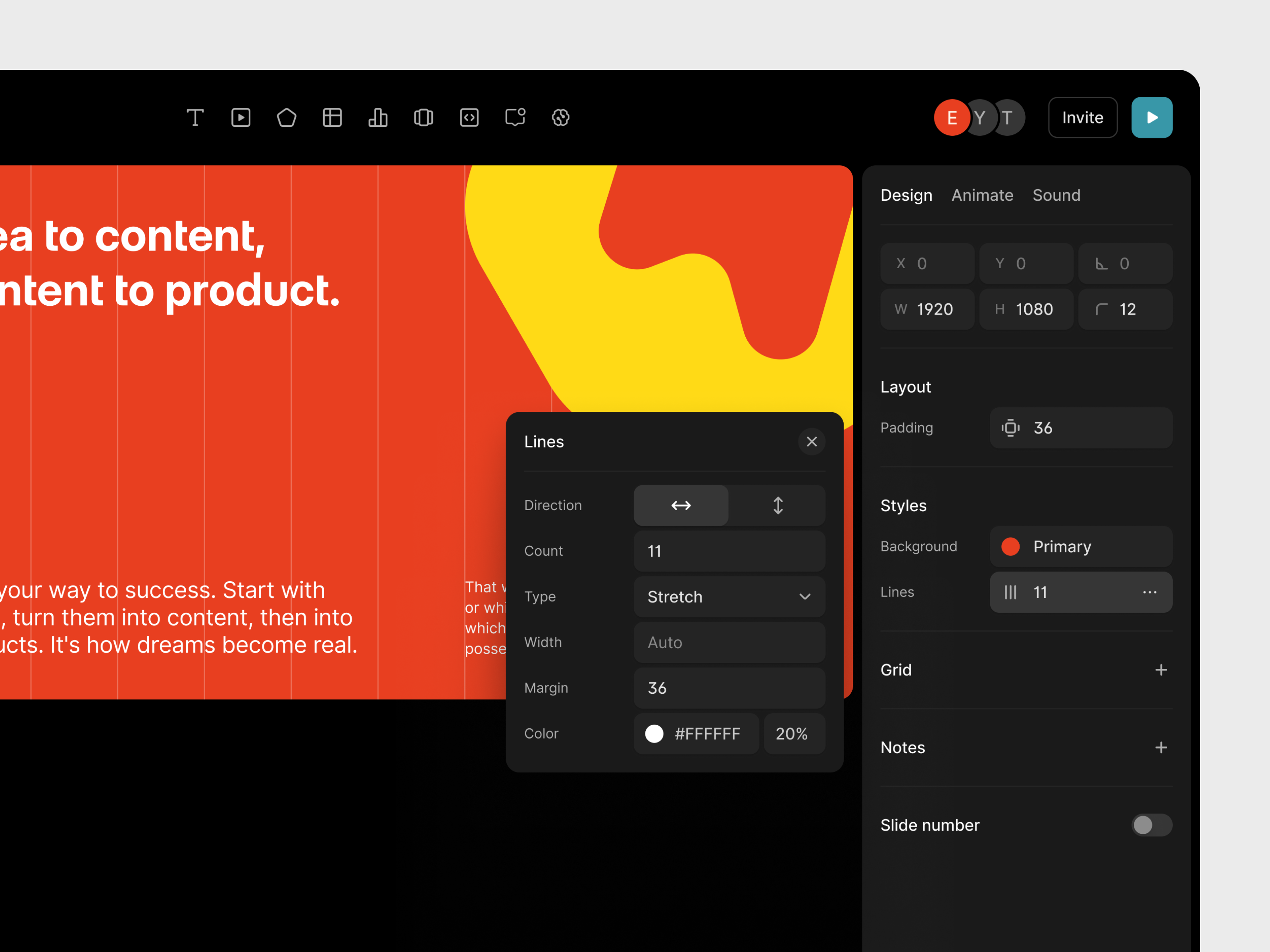 Made by Eren — Presentation Editor collaborative dashboard deck design editor figma interactive maker pitch presentation product tool ui user friendly ux