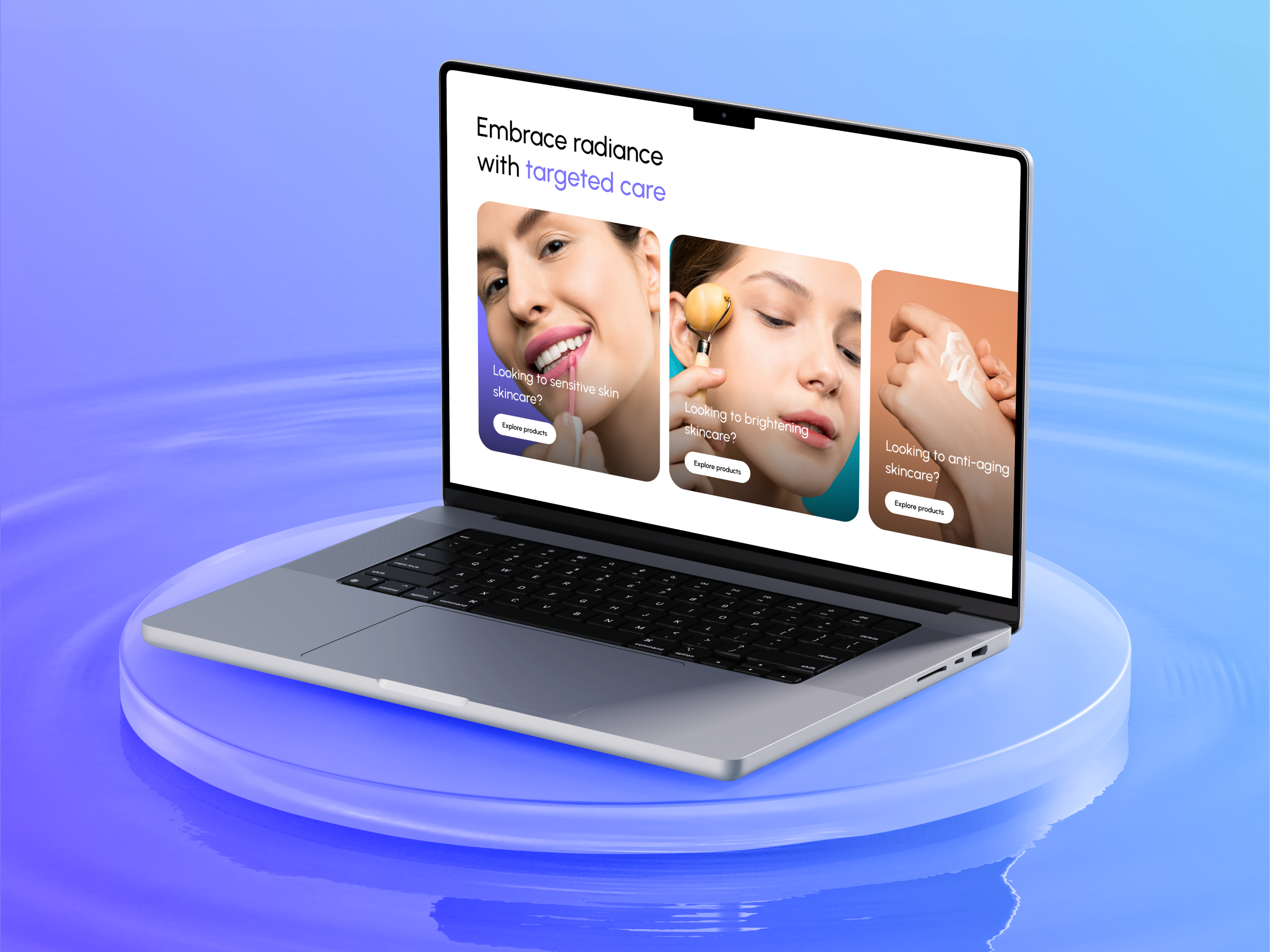 Example of Website UI Concepts > Results In 1 Week