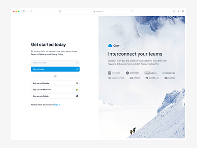 Sign Up Page chat app create account design screen sign in sign up ui ui design ux web web design website