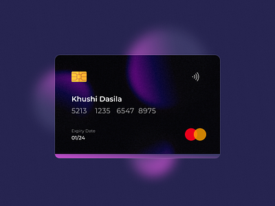 Futuristic Glasmorphism Credit Card Design card credit card creditcard design fintech glassmorphism ui ux wallet