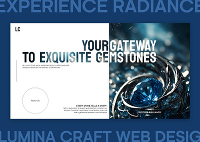 Lumina Craft Web Design branding design graphic design landing page ui web design website