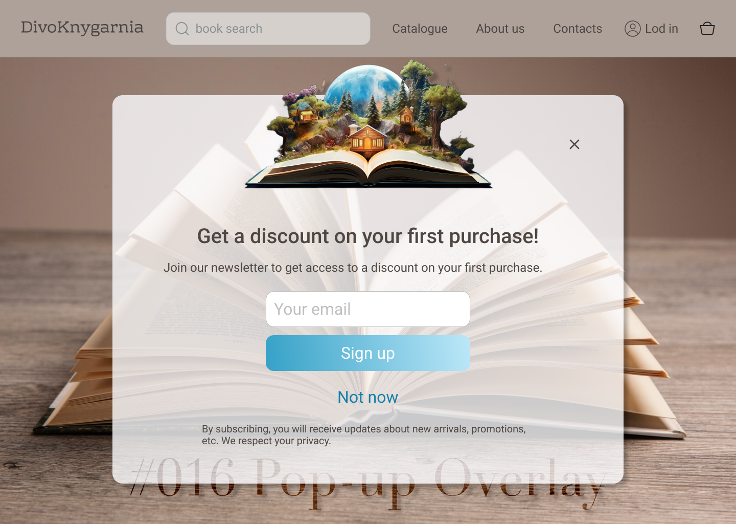 UI challenge #016 Pop-up Overlay challenge design desing uxui pop up overlay ui ux
