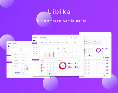 Libika e-commerce admin panel admin panel dashboard product design ui uiux ux website design
