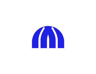 Logo Design abstract blue bold brand identity branding design graphic design letter m logo logo design logo mark luxury m mark minimal modern visual identity