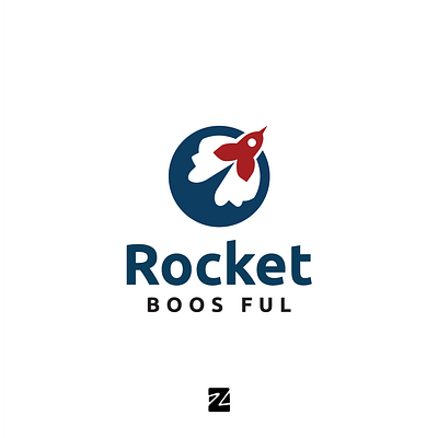 Rocket Boos Ful Logo boos design ful logo logo maker logo type logos logotype modern rocket rocket boos ful logo simple simple logo vector