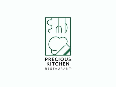Precious Kitchen Restaurant - Logo & Brand Identity brand brand guideline brand identity branding drink food food drink home made kitchen logo logo design restaurant visual identity