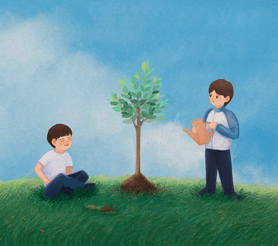 Arbor Day illustration