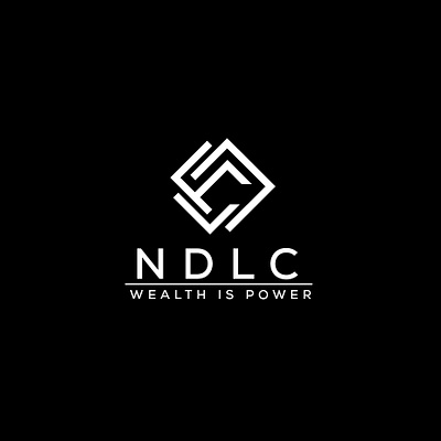 N D L C graphic design logo