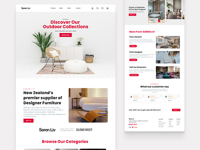 Furniture Website Design Concept figma figma freelance furniture website furniture website design ui ui design ui designer ui ux designer uiux uiux freelance web design web design concept web designer website design