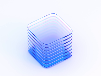 Data storage 3d abstract animation blender blocks blue color branding clean concept data storage design geometric loop motion graphics render science shape simple technology